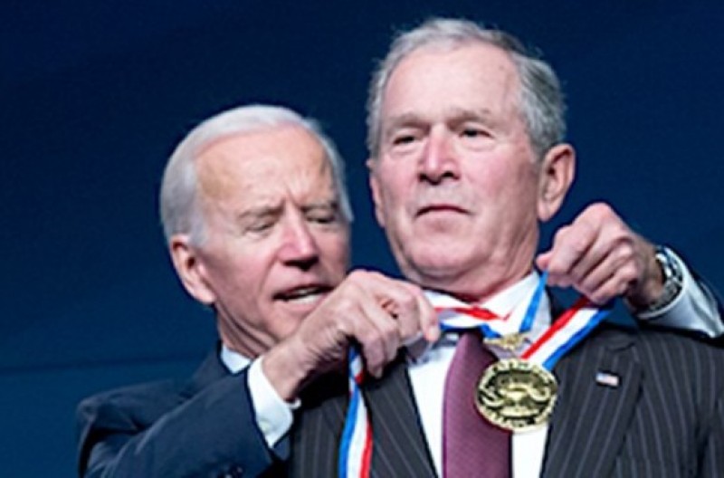 بایدن: اعتمادم به بوش قبل از جنگ عراق اشتباه بود