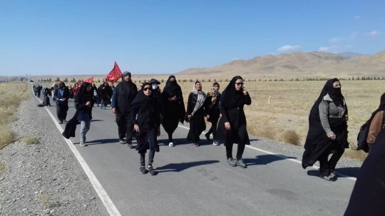  پیاده روی زائران افغانستانی به مشهد مقدس/تصاویر