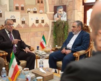 سفیر ایران در یمن با نمایندگان گروه های فلسطینی دیدار کرد
