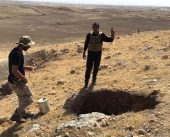 انهدام تونل‌های داعش در جریان عملیات «علی ولی الله» حشد شعبی در جنوب غرب موصل