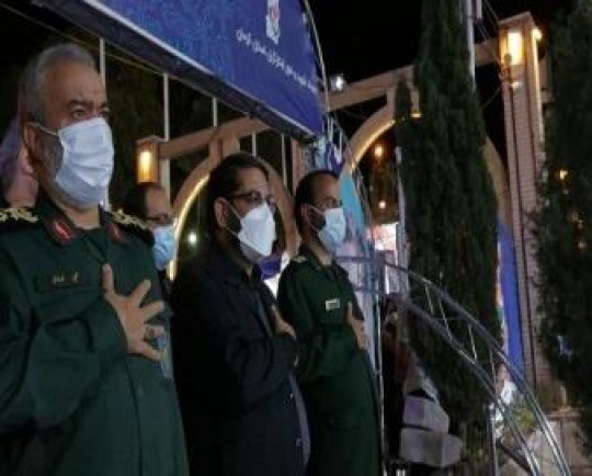 سردار فدوی به مقام شهید سلیمانی ادای احترام کرد