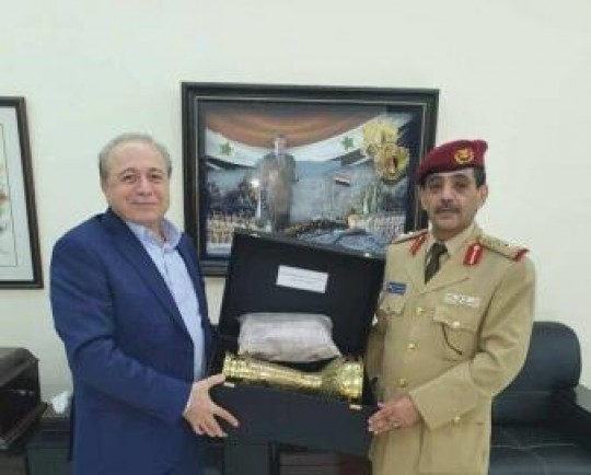 دیدار عضو ارشد انصارالله یمن با مقام وزارت دفاع سوریه در دمشق