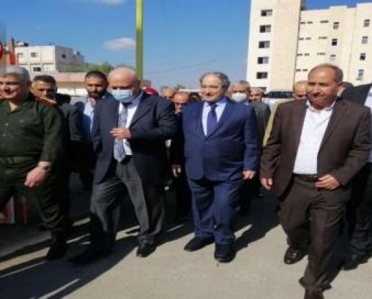 وزیر خارجه سوریه برای اولین بار طی 10 سال به درعا رفت