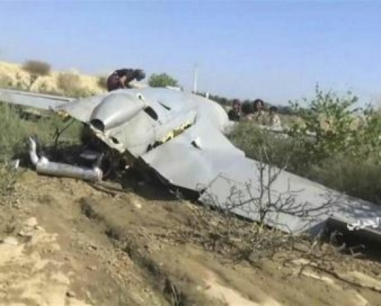 سرنگونی پهپاد جاسوسی عربستان سعودی در شمال غرب یمن