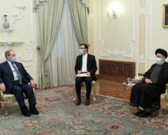 دیدار وزیر خارجه سوریه با رئیس جمهور