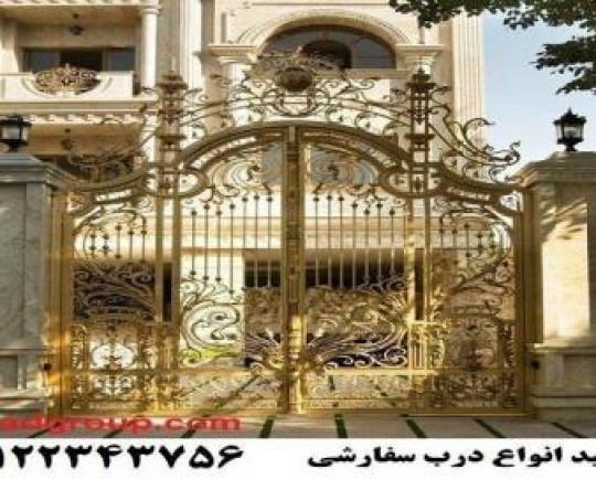 تولید درب الیزه فرفورژه و انواع درب ویلایی فلزی در سی صاد