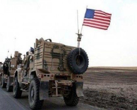 ورود کاروان لجستیک ارتش تروریست آمریکا از عراق به سوریه
