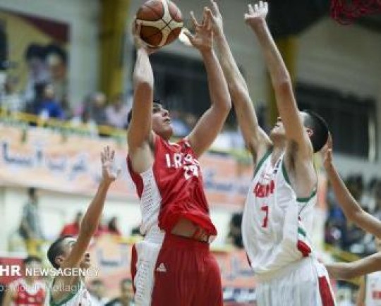 تیم بسکتبال نوجوانان ایران مقابل سوریه پیروز شد