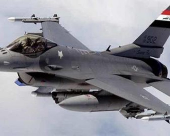 بمباران مواضع داعش از سوی جنگنده های عراقی در نینوا