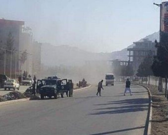 انفجار در ایست بازرسی پلیس طالبان در فیض آباد افغانستان