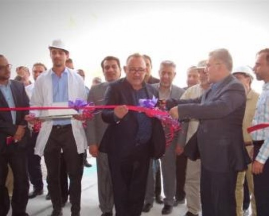 افتتاح بزرگترین واحد تولید آهک خاورمیانه در استان بوشهر با حضور معاون وزیر کشور