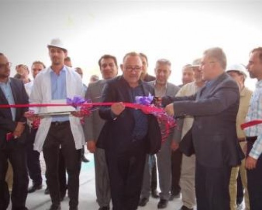 افتتاح بزرگترین واحد تولید آهک خاورمیانه در استان بوشهر با حضور معاون وزیر کشور