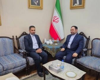 دیدار دبیرکل سازمان جوانان حقوق بشر با سفیر ایران در سوریه