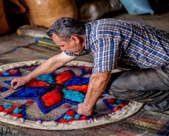 ضرورت احیای هنر نمدمالی در بام ایران برای تبدیل آن به کالای صادرات محور