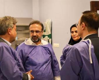 بازدید رئیس کل دادگستری البرز از بیمارستان امام کرج