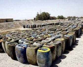 حدود ۴ هزار لیتر گازوئیل قاچاق در قصرشیرین کشف شد