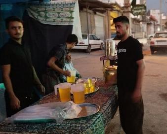 حضور پرشور عشایر ایل ذوله در خدمت‌رسانی به زائران اربعین بابرپایی موکب